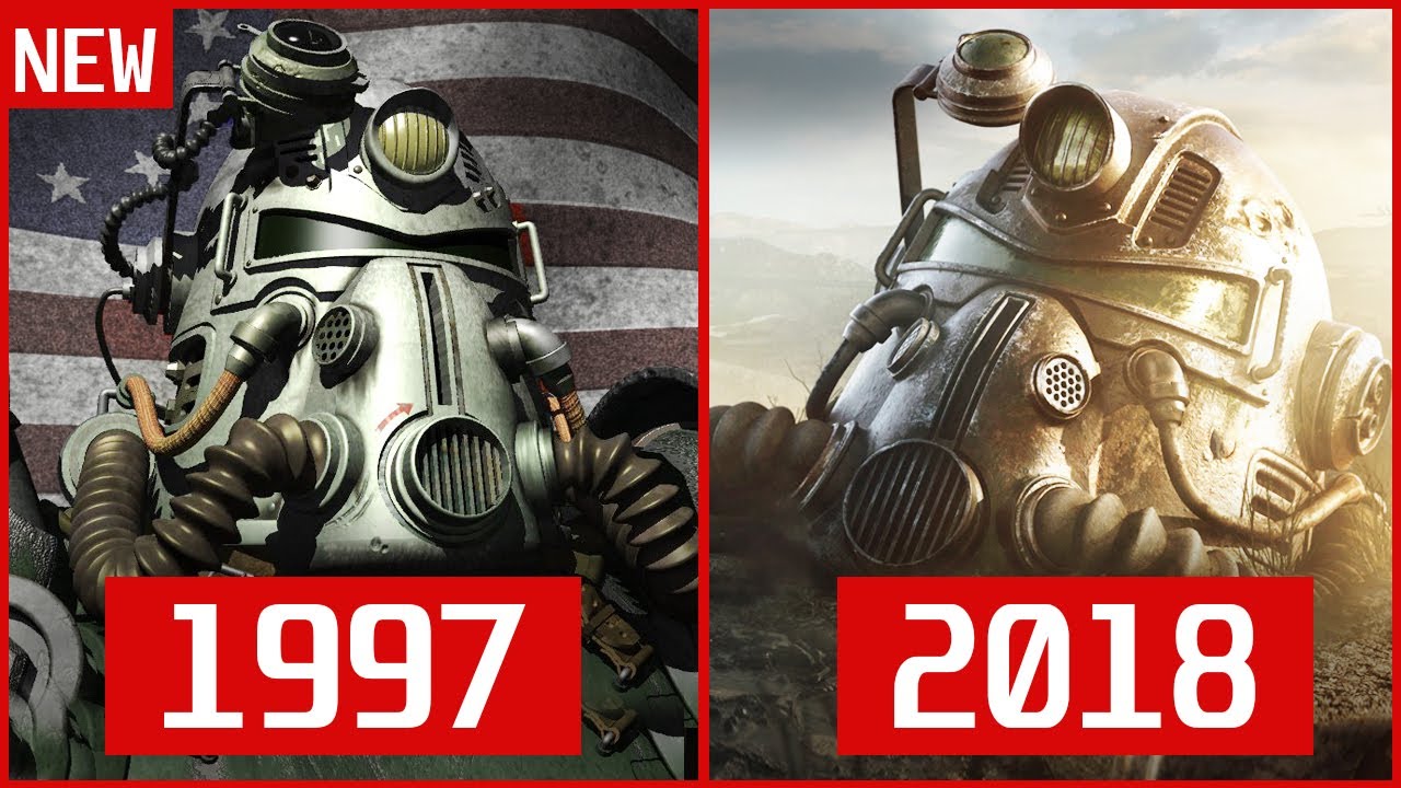 FALLOUT Эволюция геймплея 1997 - 2018