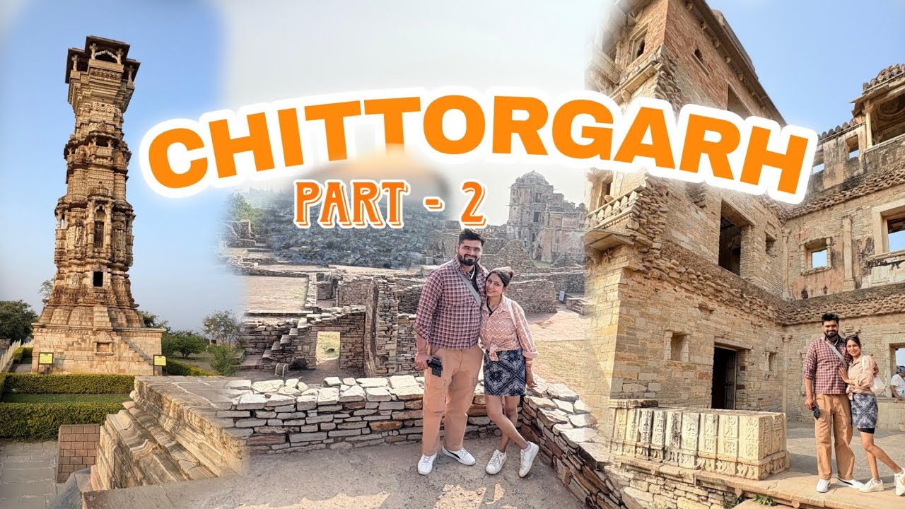Chittorgarh Fort Part -2🏰 | Couple Travel Vlog | Ankit Kanchan Vlogs