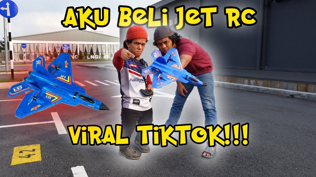 AKU DENGAN AJOI DAPAT JET RC PALING PADU!!!