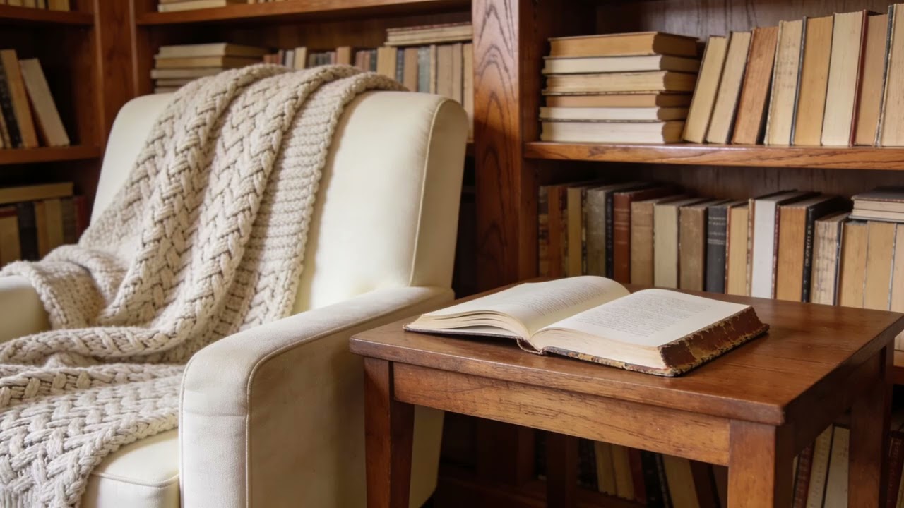 Calm Piano for Reading 📚 Cozy Library Music for Deep Focus & Study