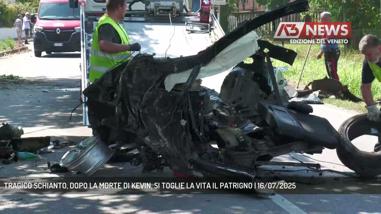 TRAGICO SCHIANTO, DOPO LA MORTE DI KEVIN, SI TOGLIE LA VITA IL PATRIGNO | 16/07/2025