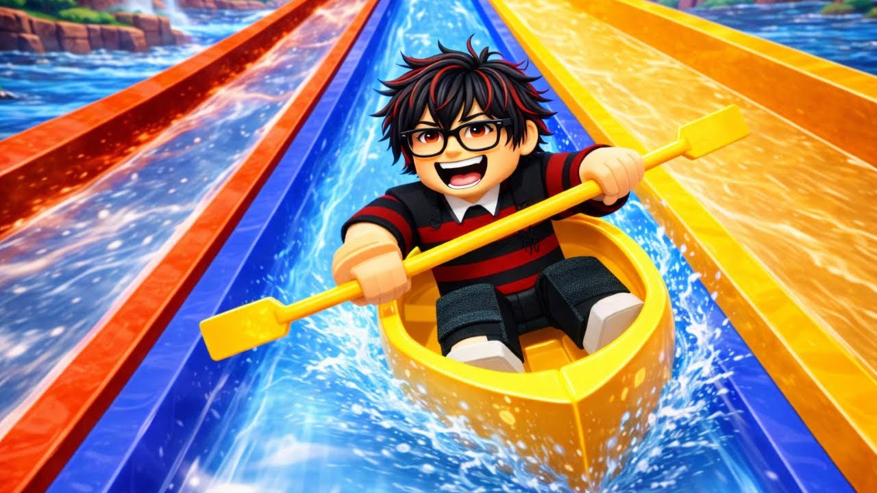 COMPREI o MELHOR BARCO e DESCI o MAIOR TOBOGÃ do ROBLOX