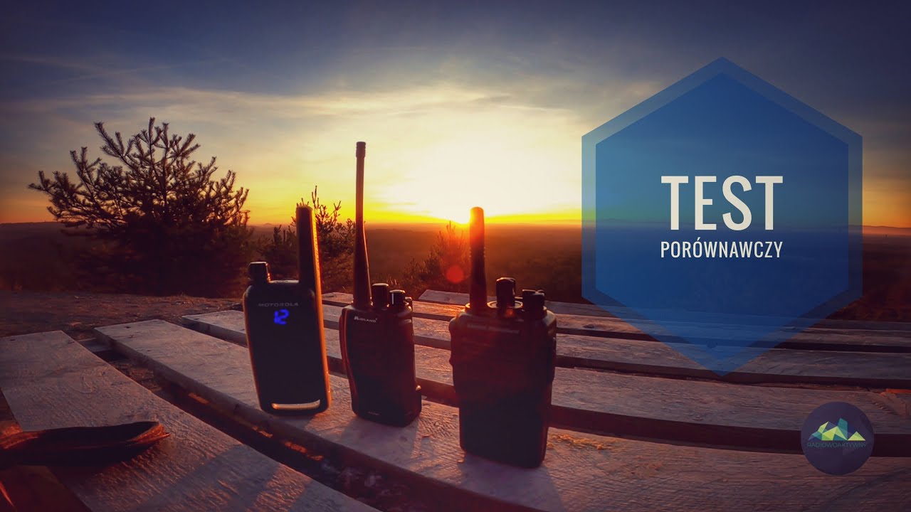 Test trzech radiotelefonów PMR