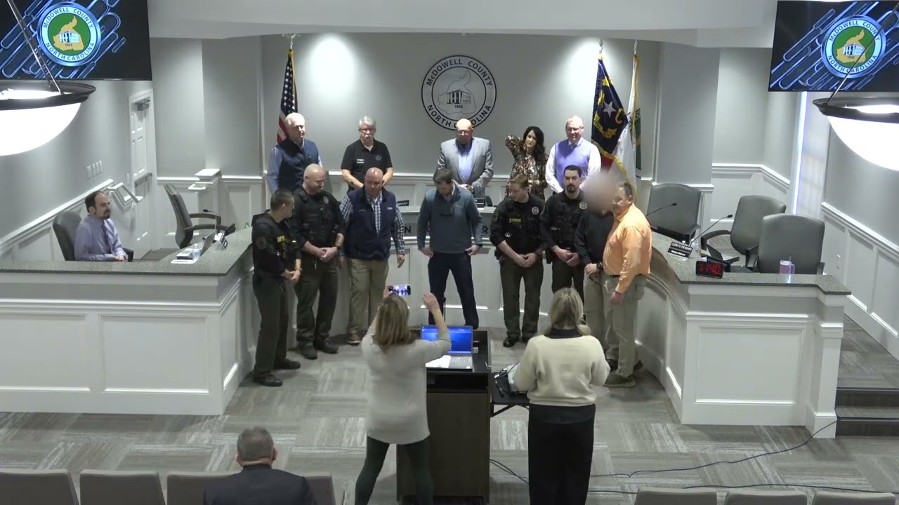 February 16, 2026 McDowell County Board of Commissioners 11:30 AM Meeting (NC)