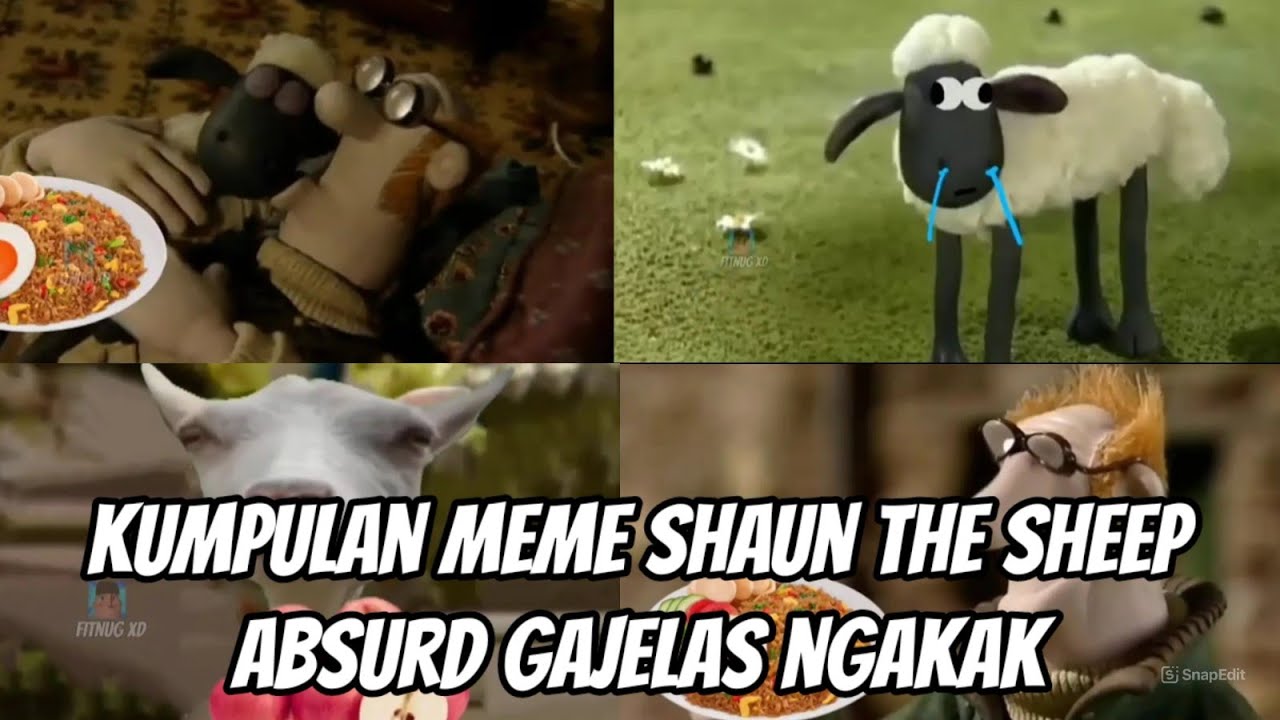 Meme shaun the sheep absurd gajelas bulan januari 2025