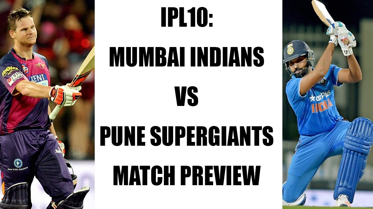 IPL 10: Pune VS Mumbai Match PREVIEW | Oneindia News
