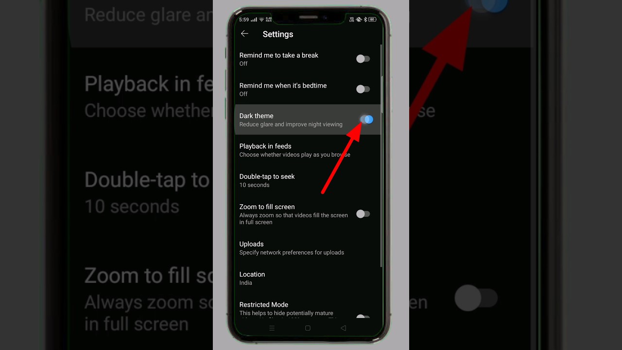 youtube dark mode off kaise kare | Youtube se dark mode kaise hataye #shorts #shorts #youtube