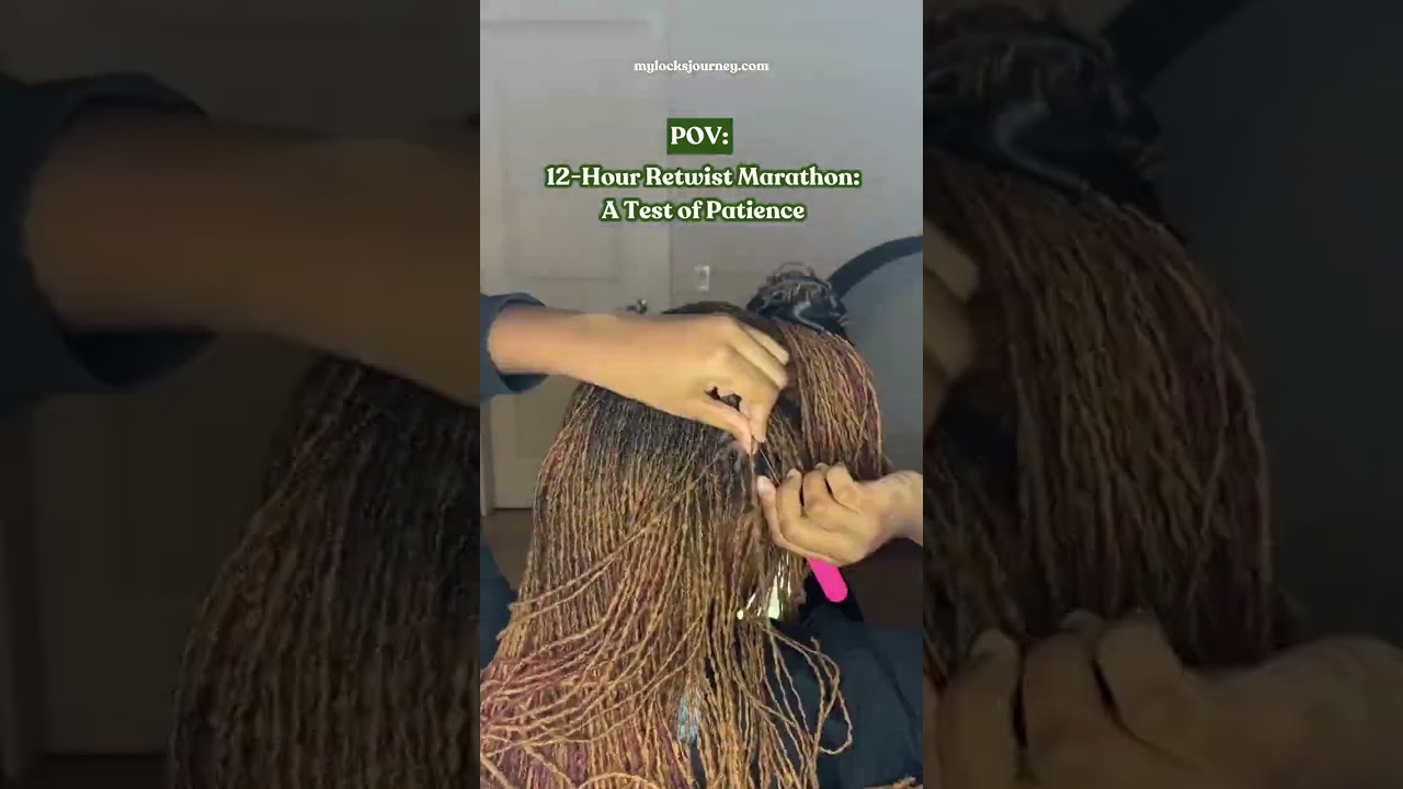 Retightening my locs | 12-hour retwist marathon