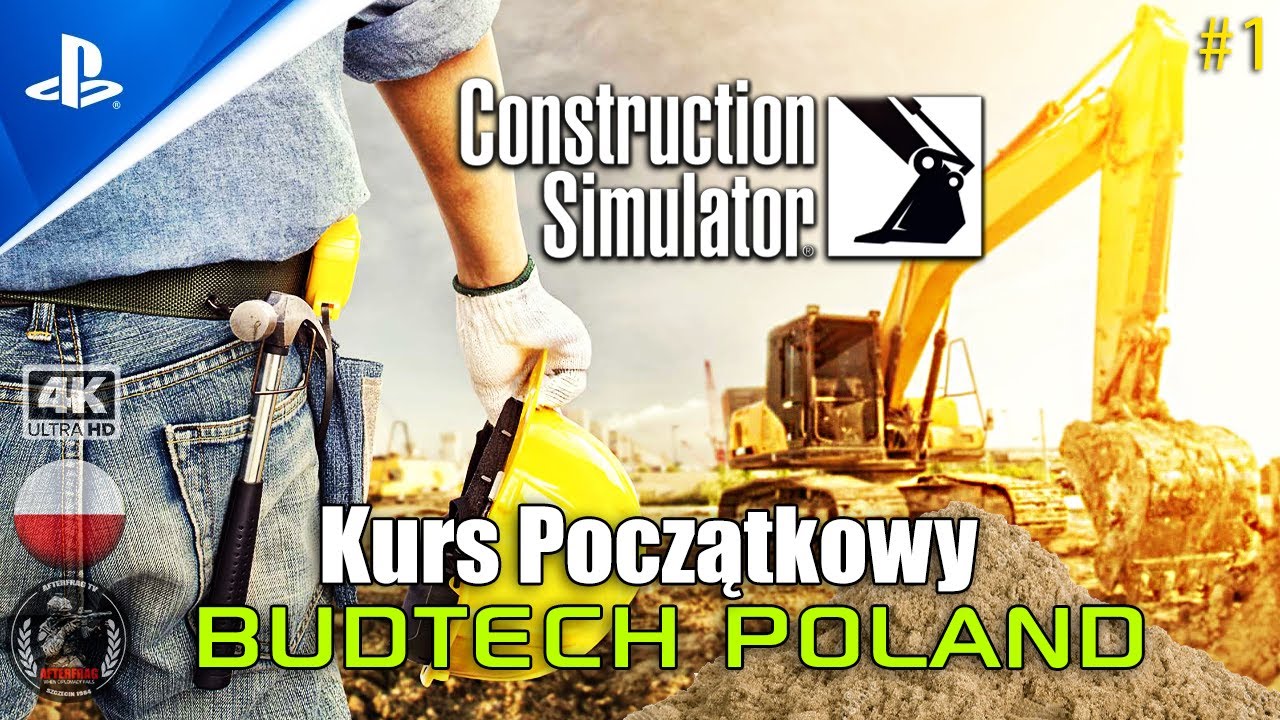 Construction Simulator | #1 Kurs początkowy | PS5 4K PL #ps5 #constructionsimulator #budowa