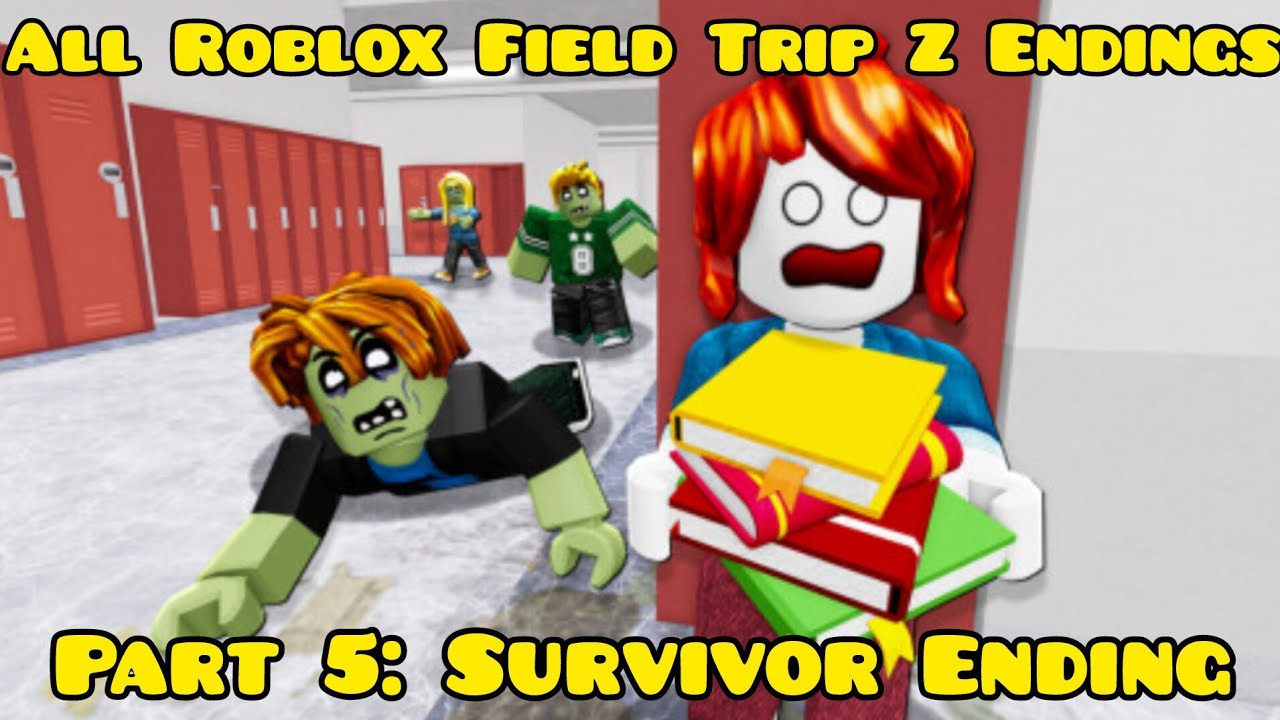 All Roblox Field Trip Z Endings Part 5: Survivor Ending