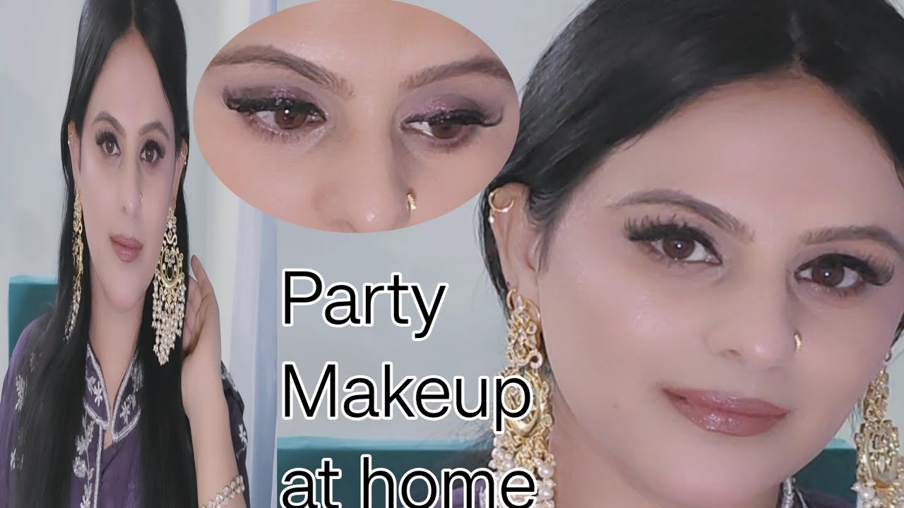 Party makeup at home || Step by step beginners makeup💄✓