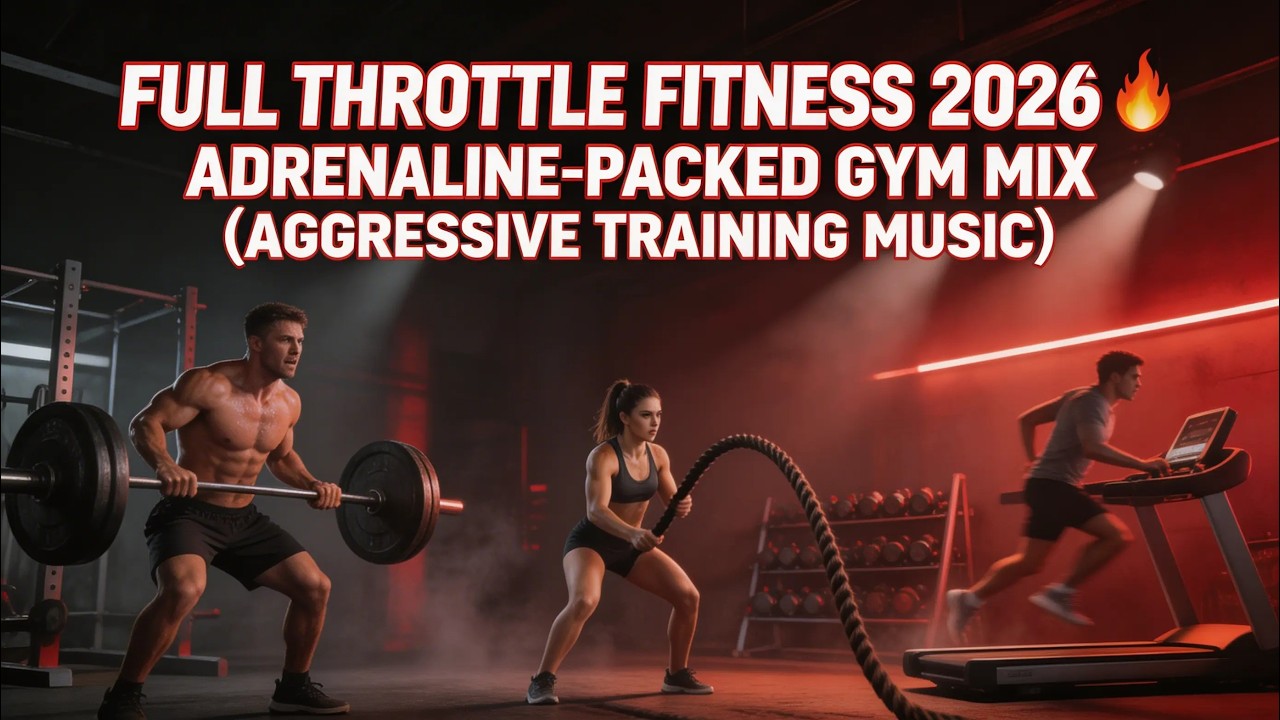 FULL THROTTLE FITNESS 2026 🔥 Adrenaline-Packed Gym Mix (Aggressive Training Music)