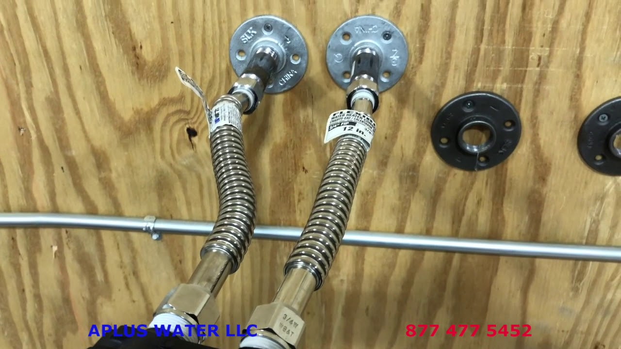 Fleck 5600 SXT Softener Installation Video BB