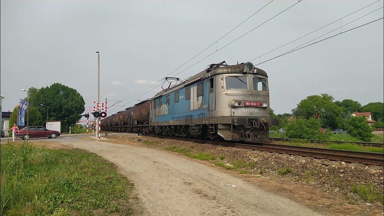 Nerwowy kierowca i Škoda z Cysternami (Rp1) 181 104-1 LOTOS Kolej