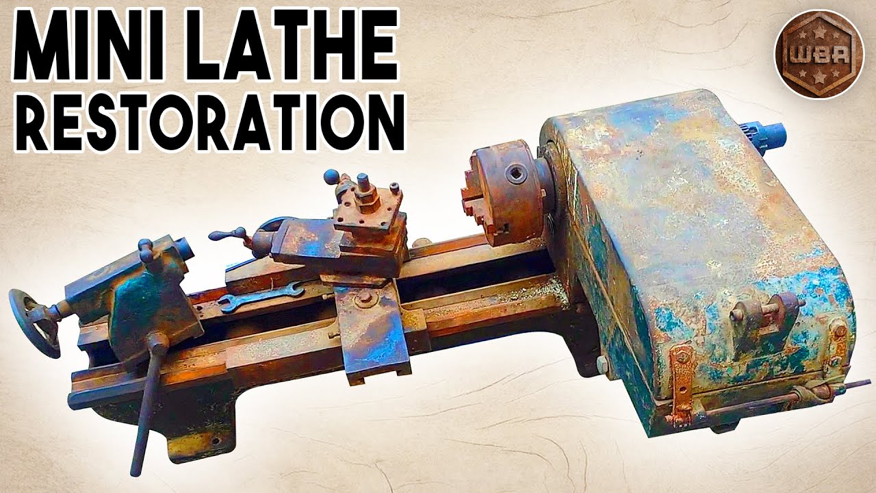 Lathe restoration time lapse