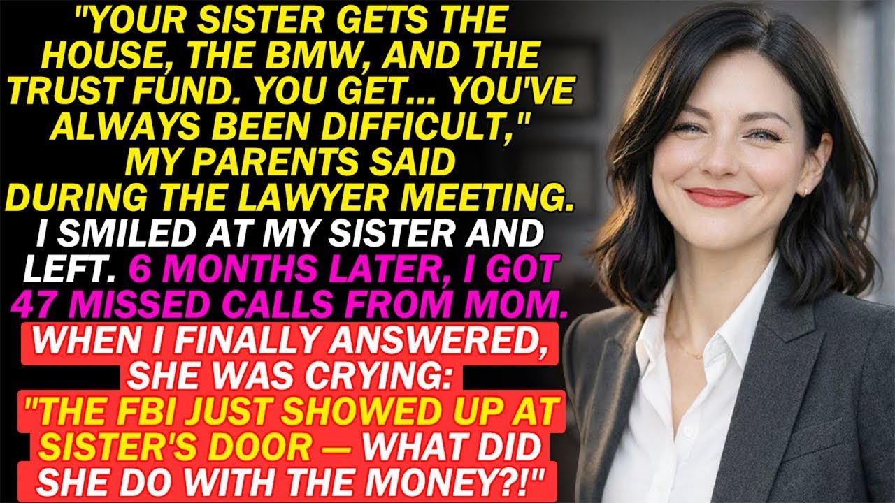 My Parents Gave My Sister Their Entire Fortune—6 Months Later, FBI Showed Up At Their Door