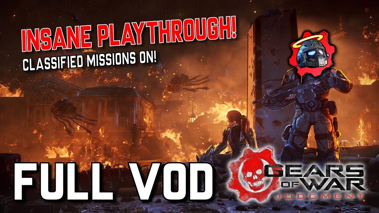 INSANE playthrough, Gears of War Judgment WITH 'Classified Missions' ON!