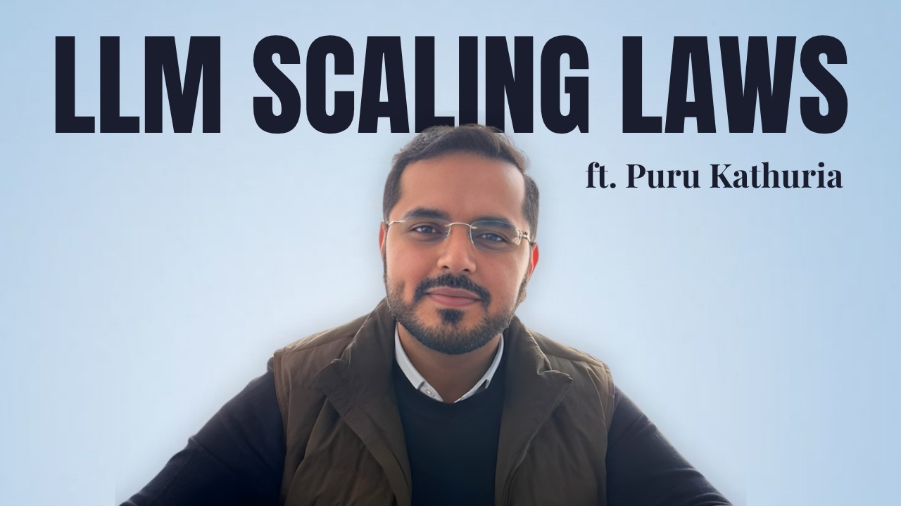 Why AI Suddenly Got So Good (LLM Scaling Laws)