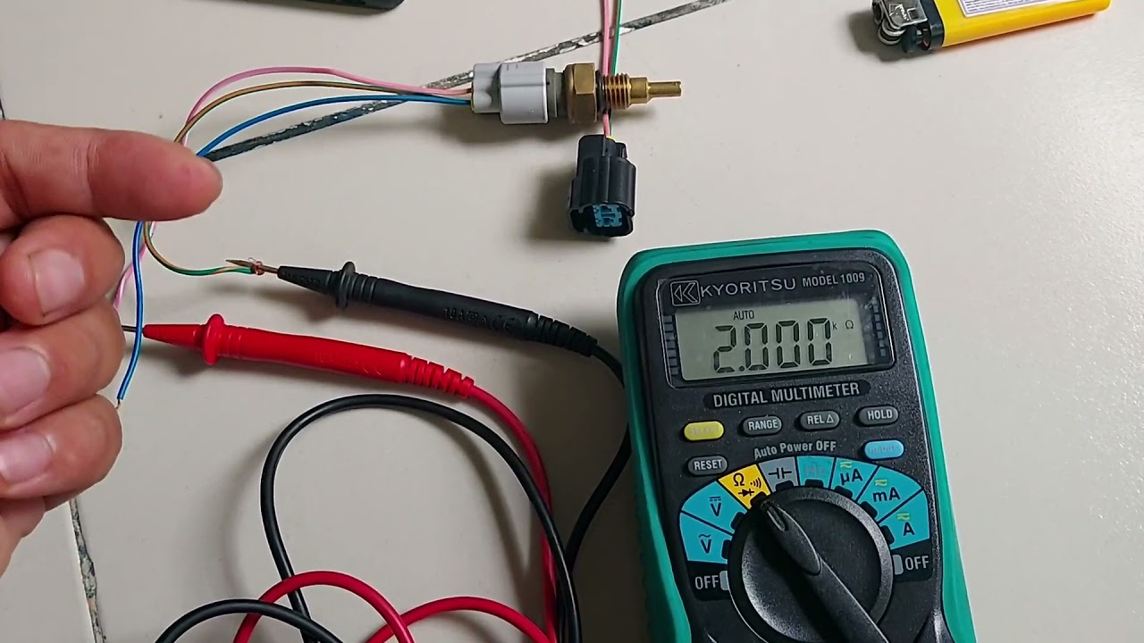 Đạt Nhỏ FI - Kiểm tra cảm biến nhiệt độ ( ECT ) 3 chân  ko cần mây test lỗi .