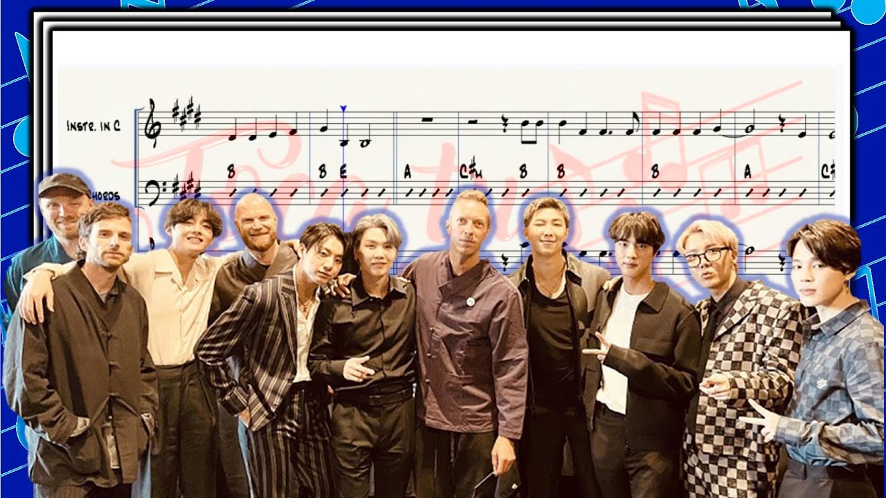 Coldplay X BTS - My Universe PARTITURA