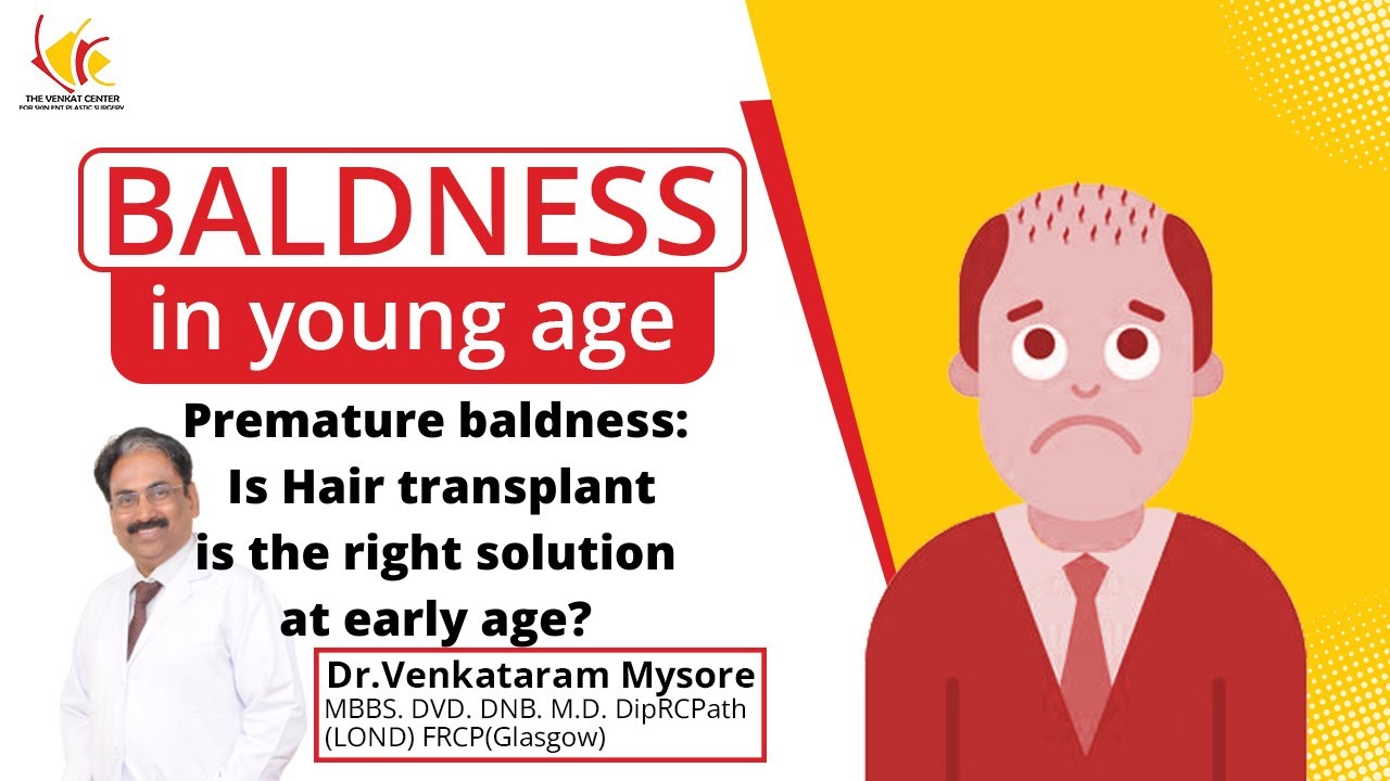 Premature baldness: Is Hair treatment is the right solution at early age?