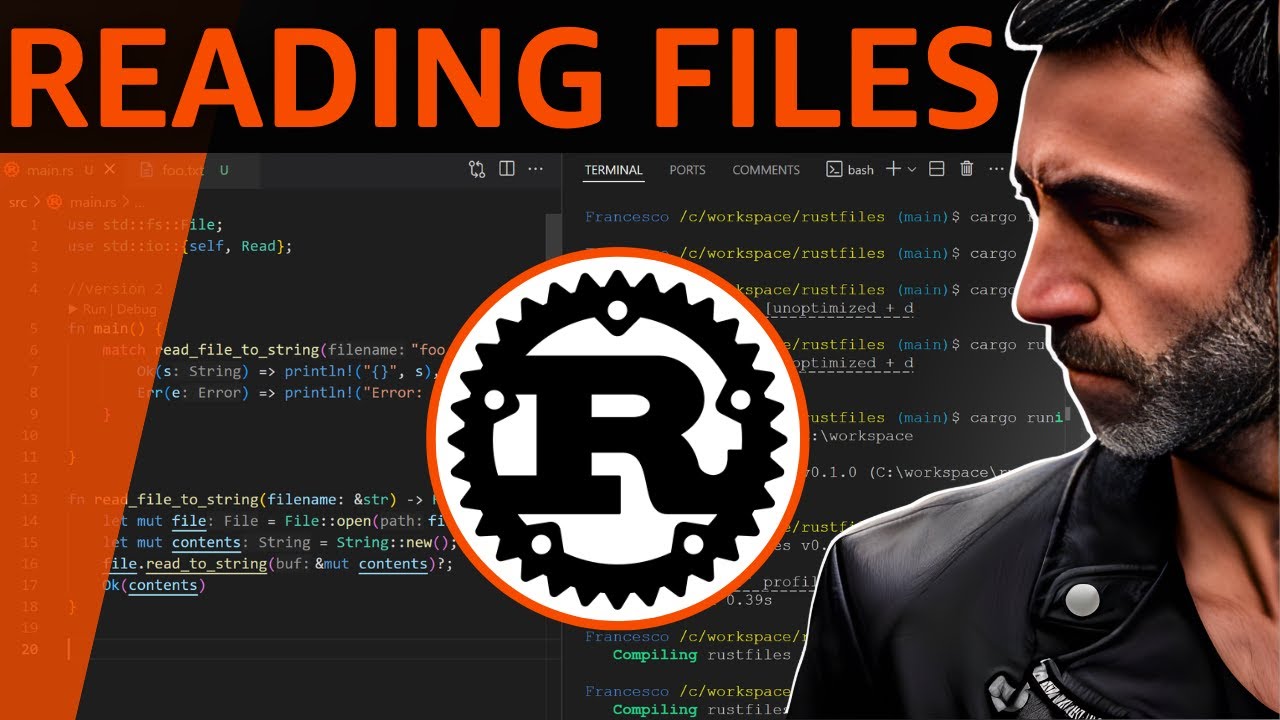 Чтение файлов в Rust &mdash; полное руководство по Crash Rust для начинающих