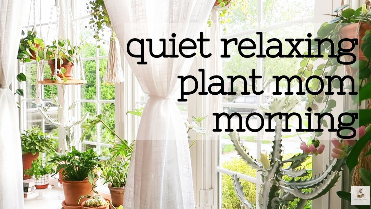 Quiet Relaxing Morning of a Plant Mom