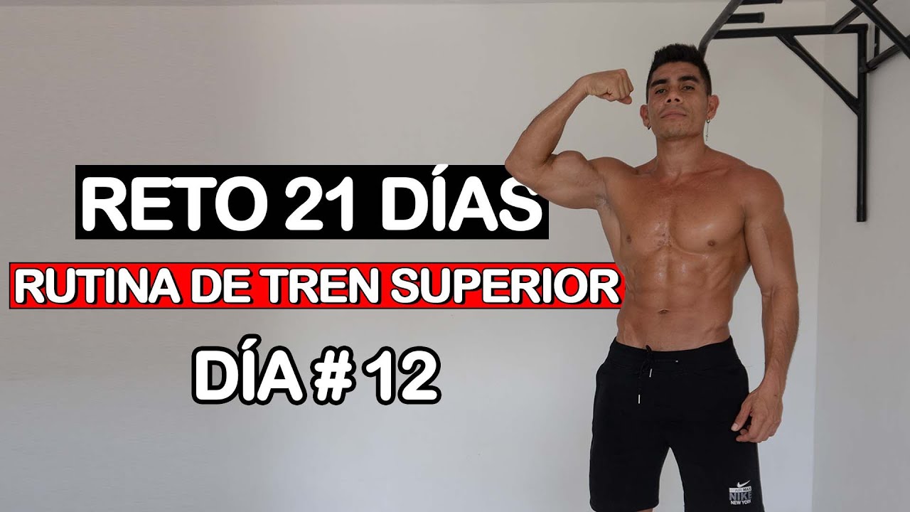 Rutina en Casa para Tonificar el Tren Superior (20 minutos) Reto 21 Días - Día 12