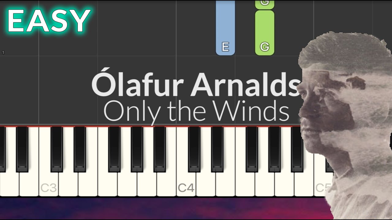 Ólafur Arnalds - Only The Winds EASY Piano Tutorial