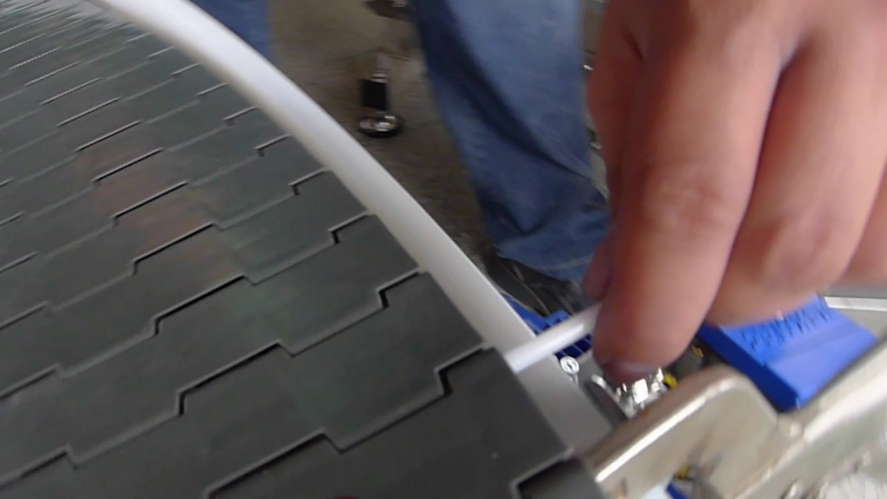 NEXUS Maintenance Video - How to Replace Modular Conveyor Belt of NEXUS Curve Conveyor