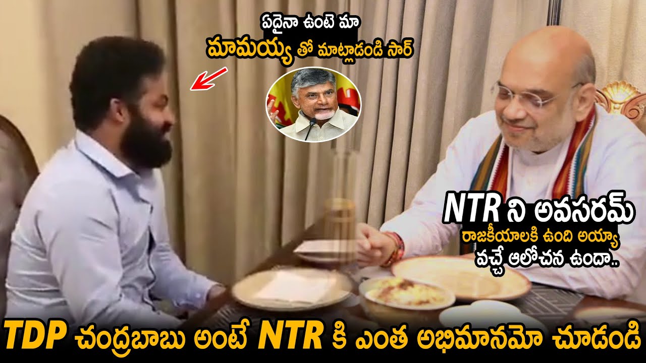 See The Conversation Between Amit Shah Ji and Jr NTR About Current Politics In Andhra and Telangana