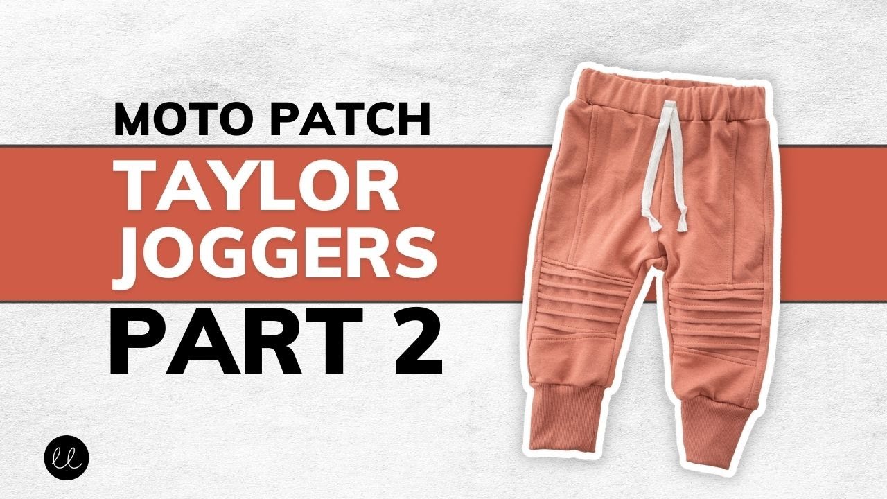 Taylor Joggers Sew-A-Long Part 2  - Moto Knee Patch