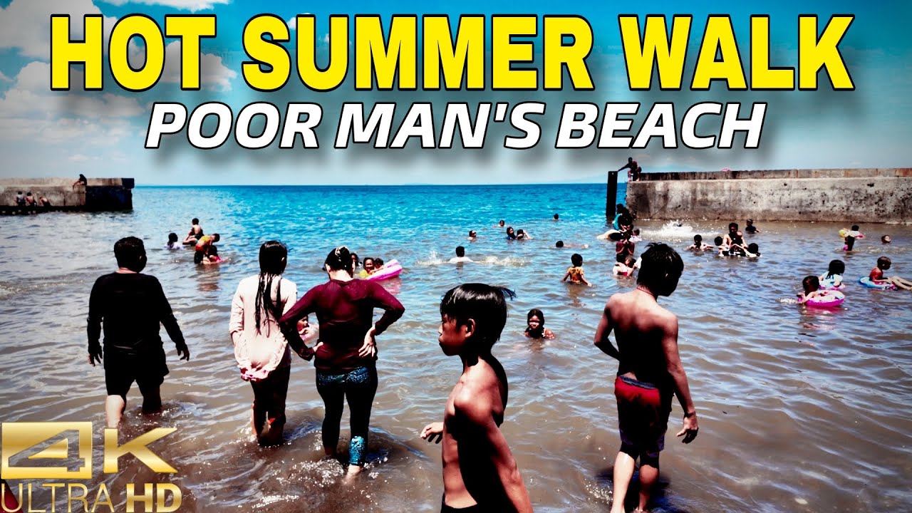 Walking Through a Poor Man's Beach in Noveleta Cavite Philippines [4K] 🇵🇭