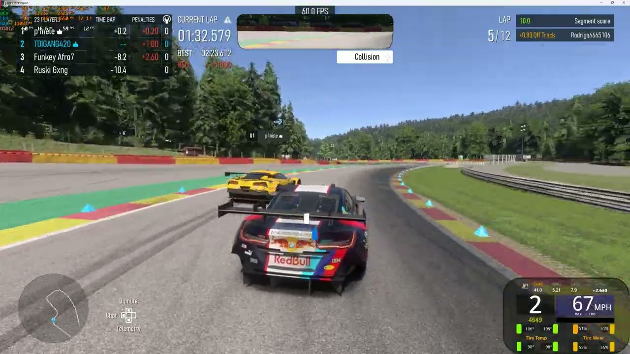 F.M Multiplayer | GT2 | The Better Racer And Strategy Won
