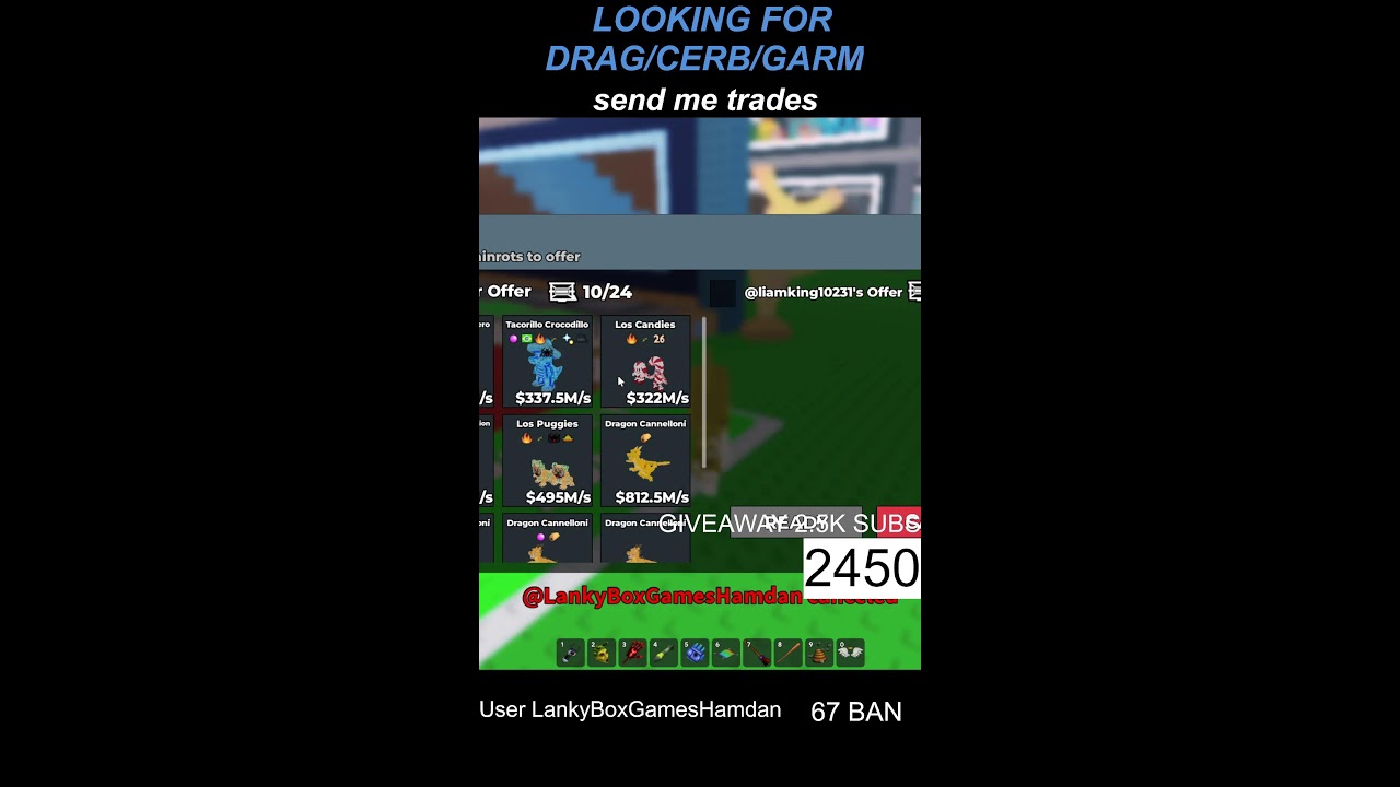 Trading and dueling in sab(placehold) PART 57