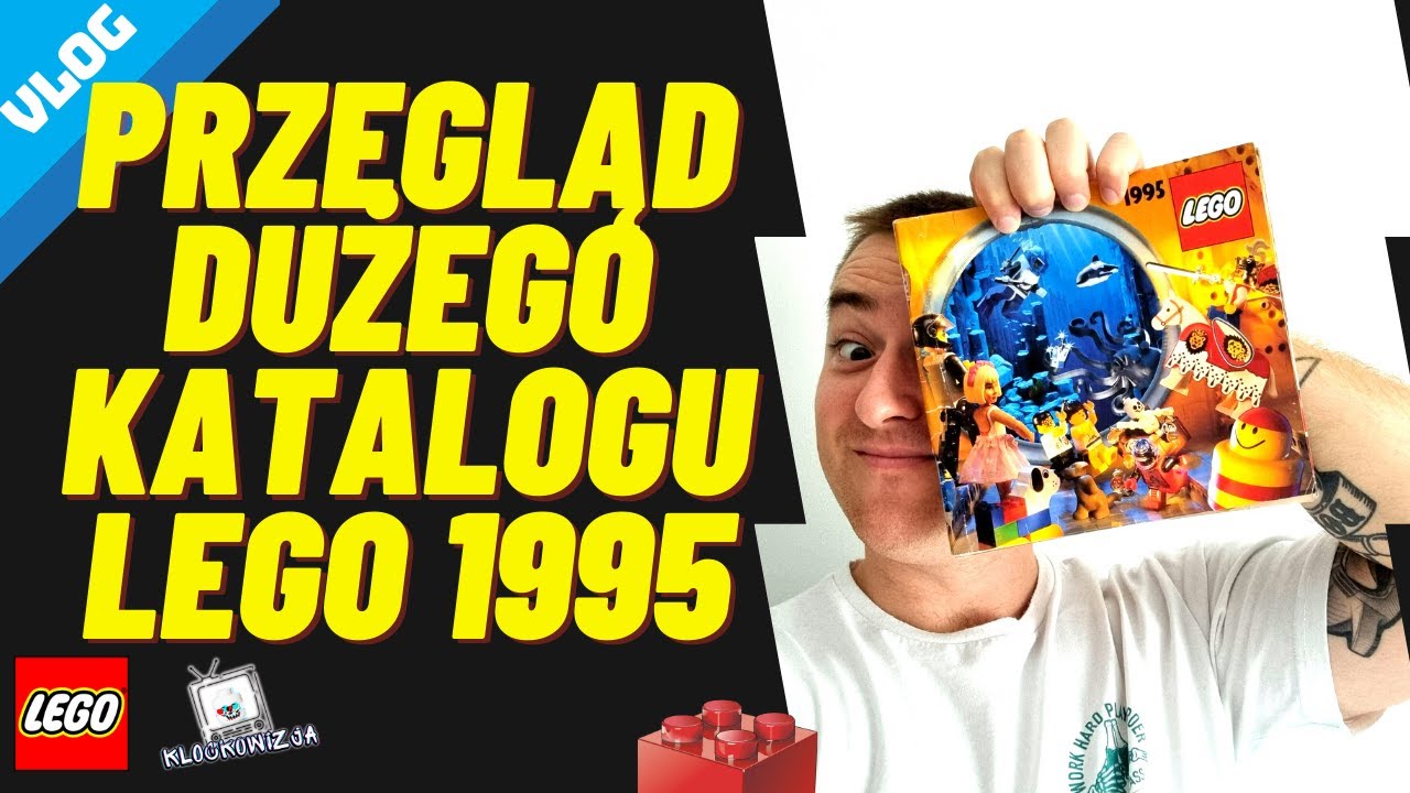 Przegląd dużego katalogu Lego z 1995 roku