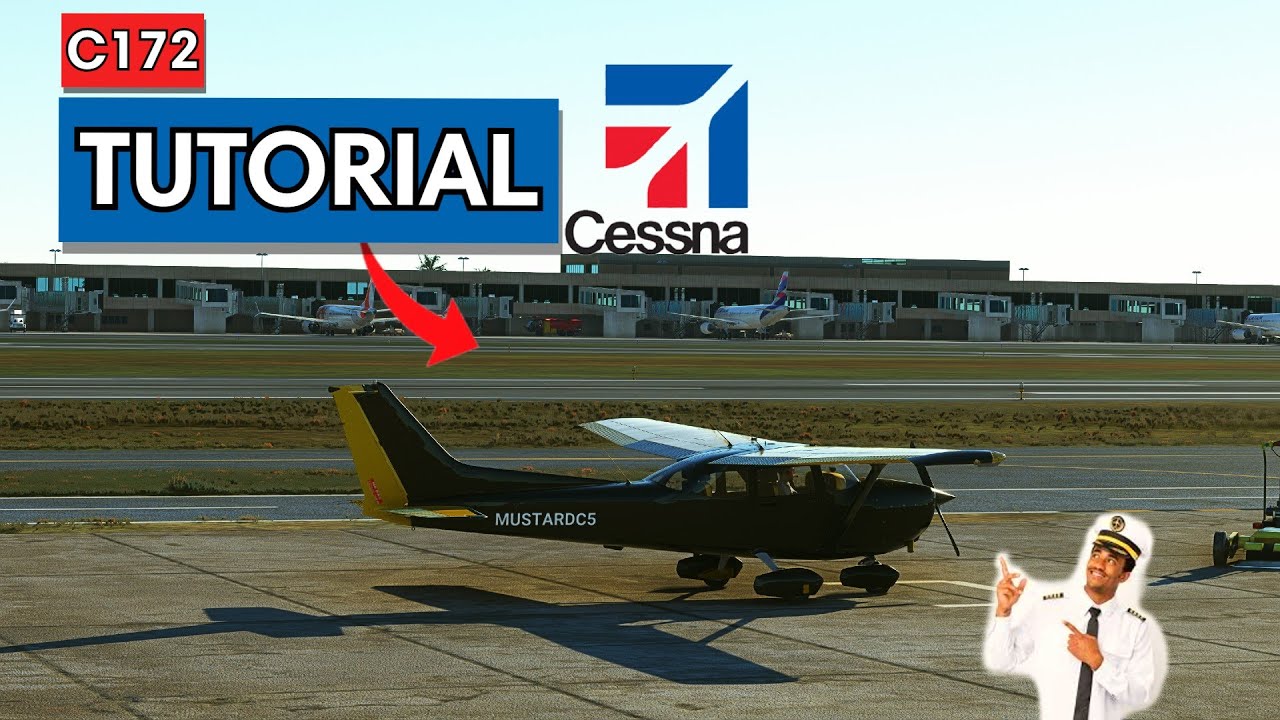 TUTORIAL CESSNA 172 // Acionamento & Decolagem. #C172 #MFS20