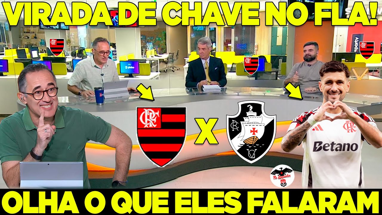 VIRADA DE CHAVE NO MENGÃO! FLAMENGO X VASCO NO CAMPEONATO CARIOCA! OLHA O QUE ELES FALARAM
