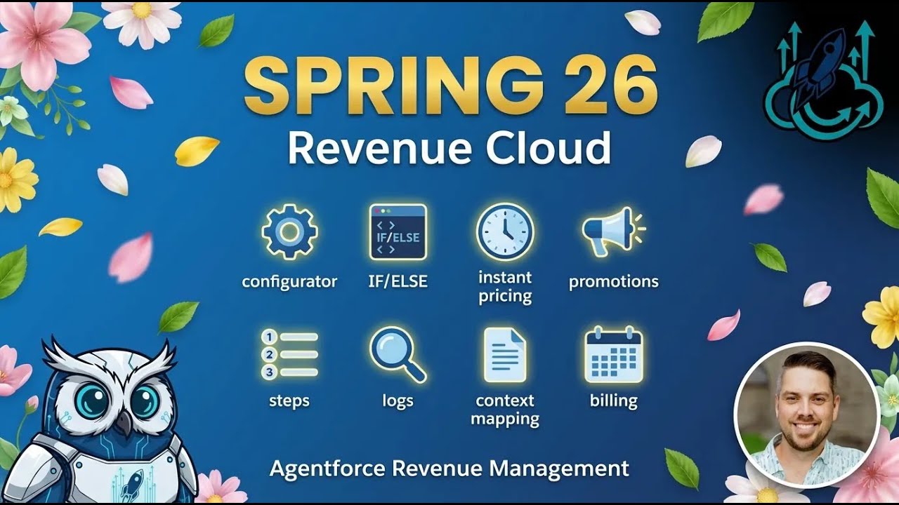 Выпуск Revenue Cloud весной 2026 года | 8 новых функций в Agentforce Revenue Management