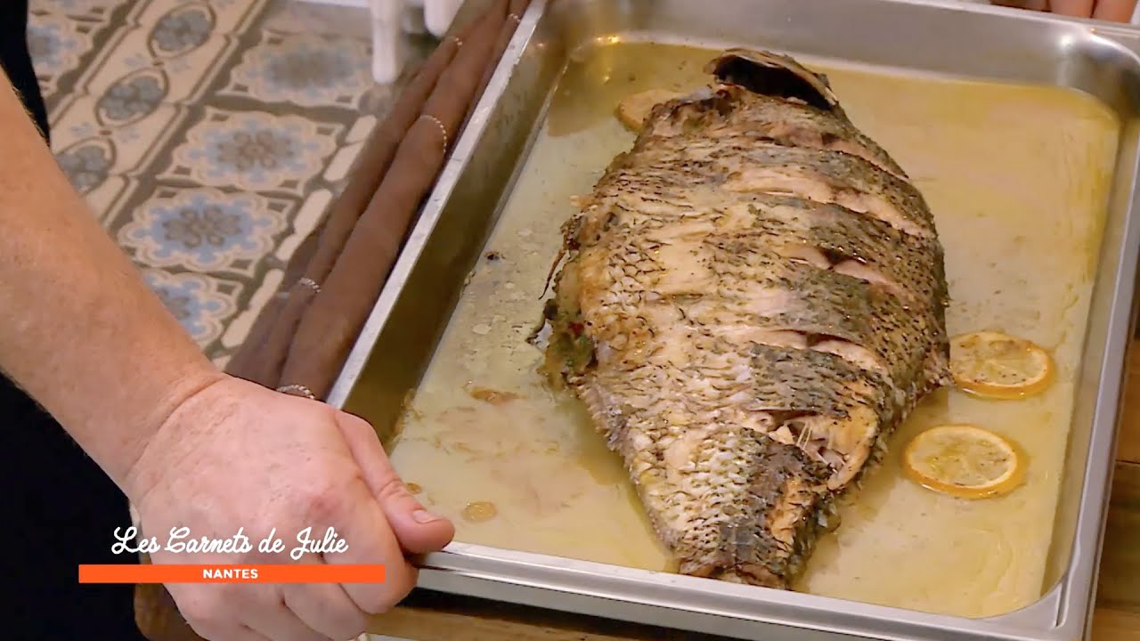 Recette : Brème farcie au mulet fumé d’Arnaud - Les Carnets de Julie - Nantes