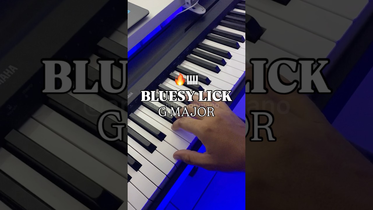 Blues Lick Piano | G Major 