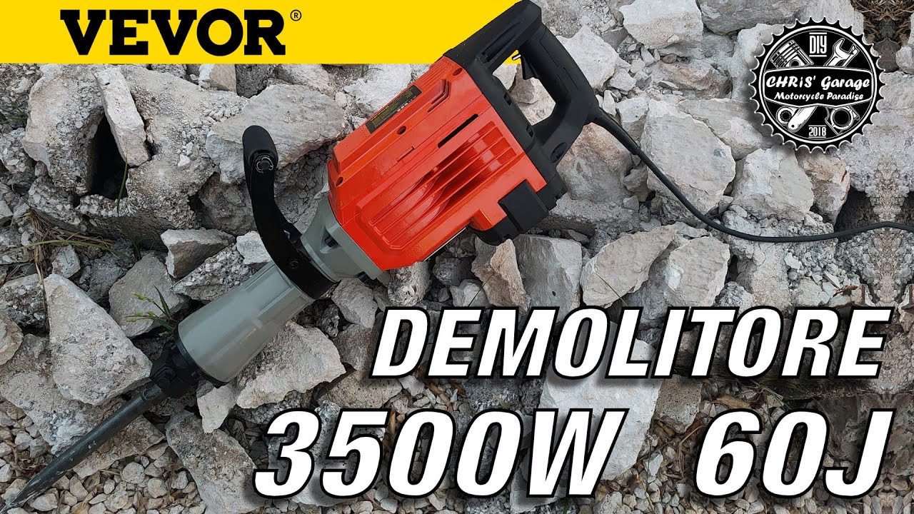 VEVOR Martello demolitore da 3500W e 60J