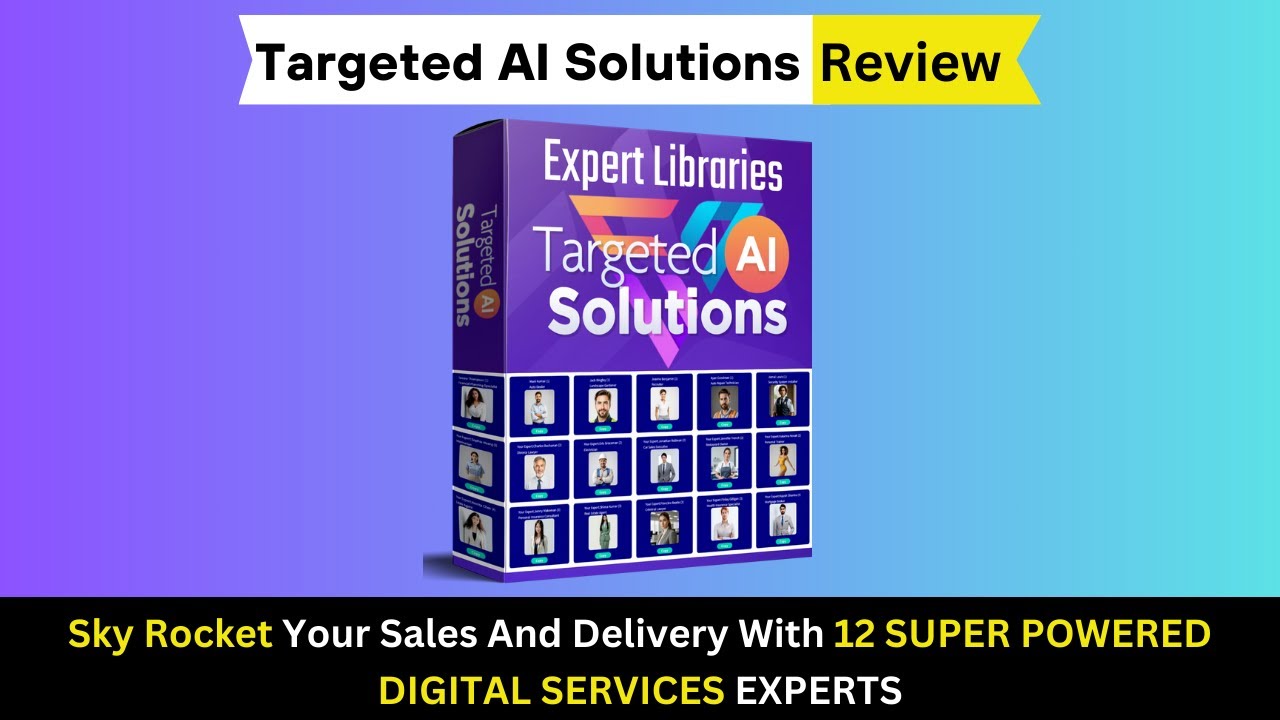 Targeted AI Solutions Review - Generate Content & Deliver Services in ANY Local Niche