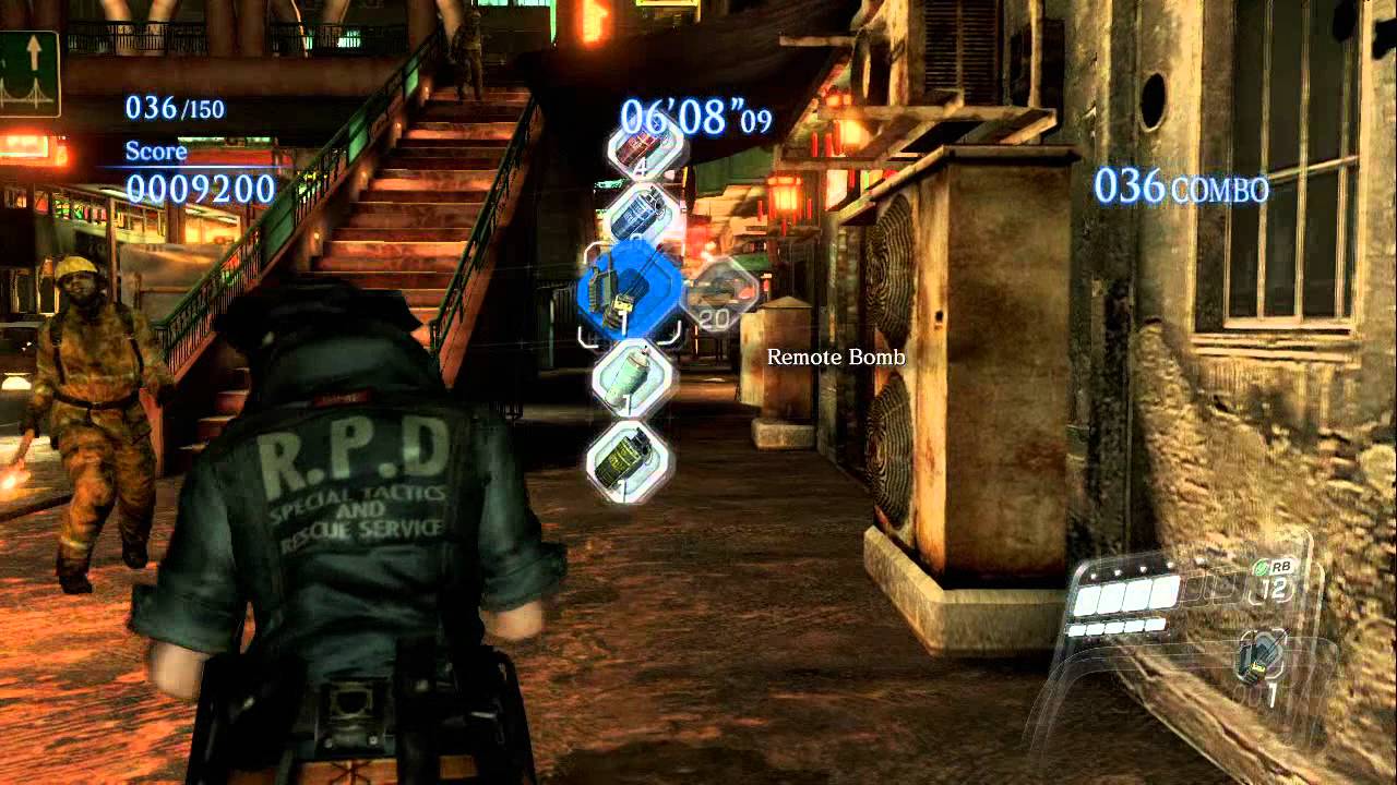 Resident Evil 6 Mercenaries mode - [Helena Harper Costume 1] S Rank gameplay HD