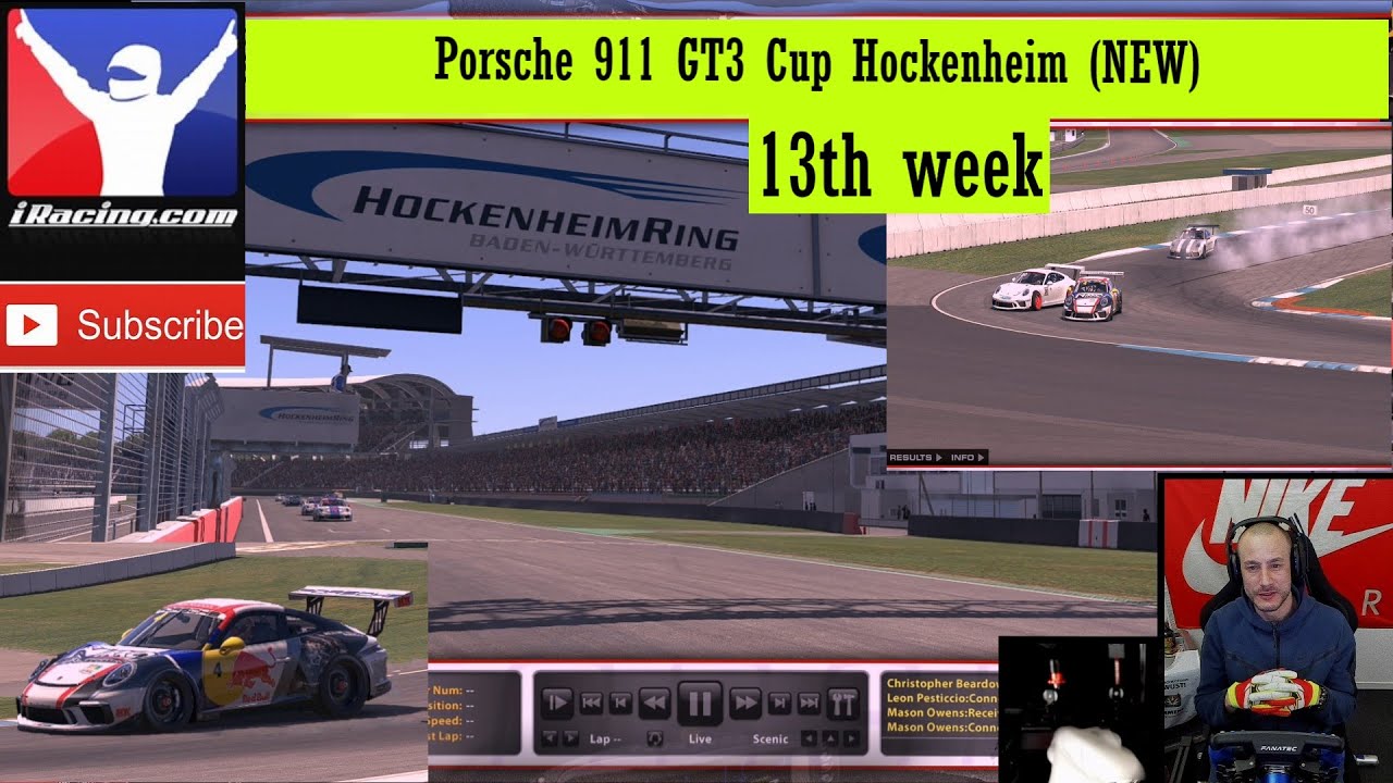 iRacing Hockenheim Grand Prix Porsche Cup 13th week
