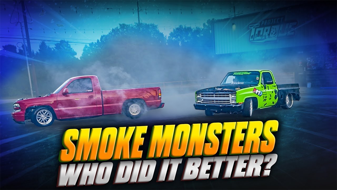 Guys Called Out The Green Machine In A Burnout Competition 🚀🔥