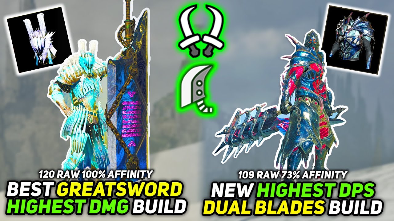 The STRONGEST Greatsword AND Dual Blades Builds in Monster Hunter Wilds Title Update 4 | @SYROBE