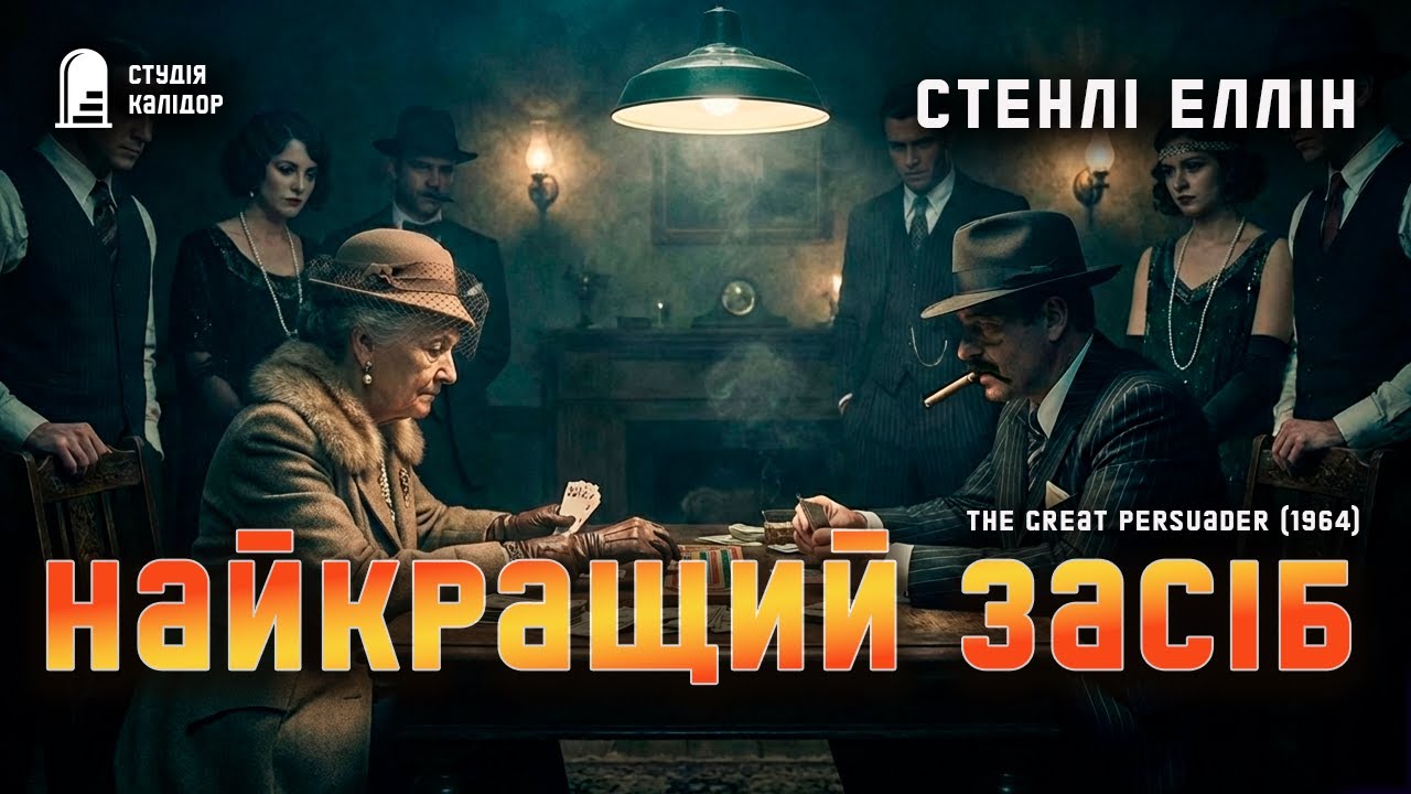 Стенлі Еллін НАЙКРАЩИЙ ЗАСІБ #детектив #азарт #аудіокнигиукраїнською #гра #афера #помста #еллін