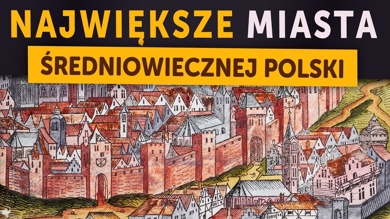 Największe miasta średniowiecznej Polski. Tylu miały mieszkańców ponad 500 lat temu