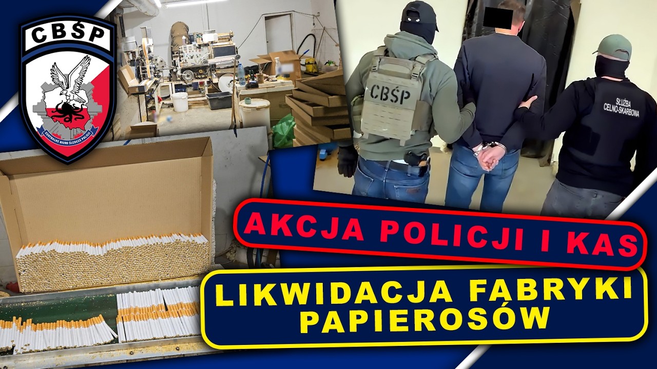 Nielegalna fabryka wyrob&oacute;w tytoniowych zlikwidowana
